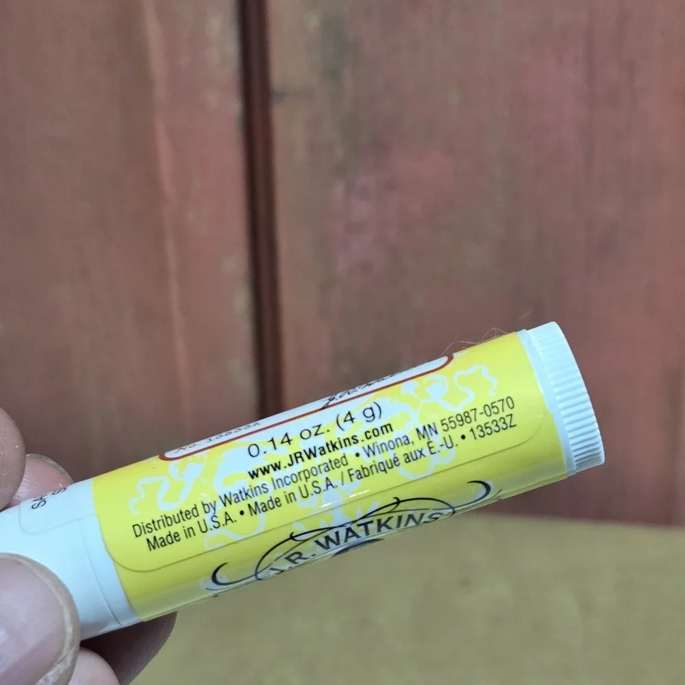 J.R.‎ Watkins Peppermint Lip Balm Natural Beeswax New Sealed Discontinued RARE